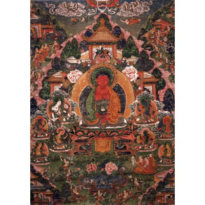 Grafika-T-00601 Buddha Amitabha in His Pure Land of Suvakti