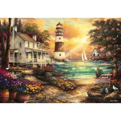 Grafika-T-00707 Chuck Pinson - Cottage by the Sea