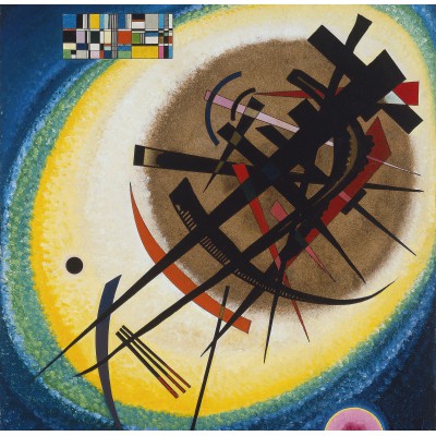 Grafika-T-02254 Wassily Kandinsky : In the Bright Oval, 1925