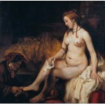Grafika-T-02341 Rembrandt - Bethsabée au bain recevant la lettre de David, 1654