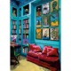 Room with Red Sofa