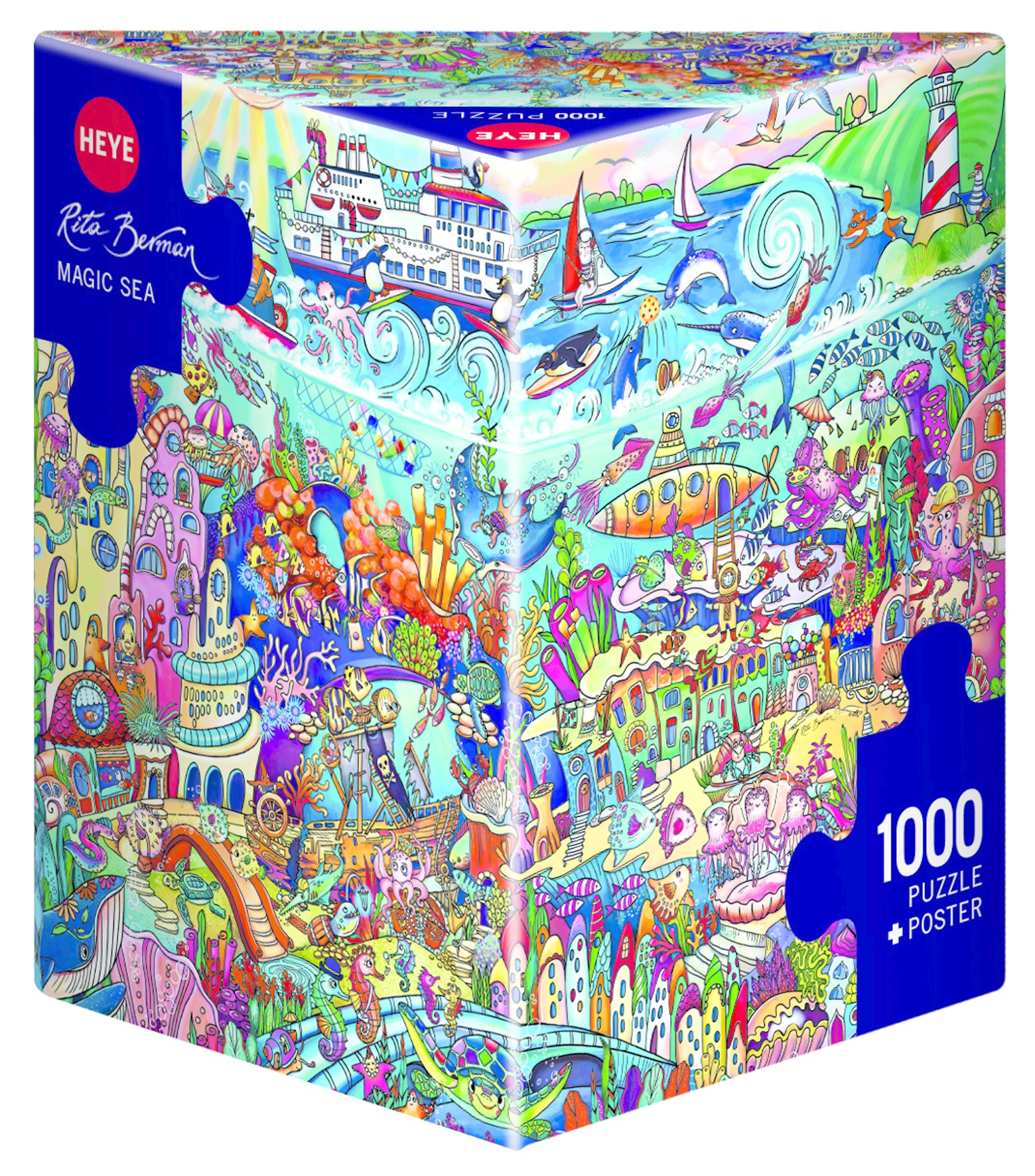 Puzzle Rita Berman - Magic Sea Heye-29839 1000 pièces Puzzles - Bateaux