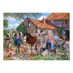 House-Of-Puzzles-HP0614 Pièces XXL - Ferme MacDonalds