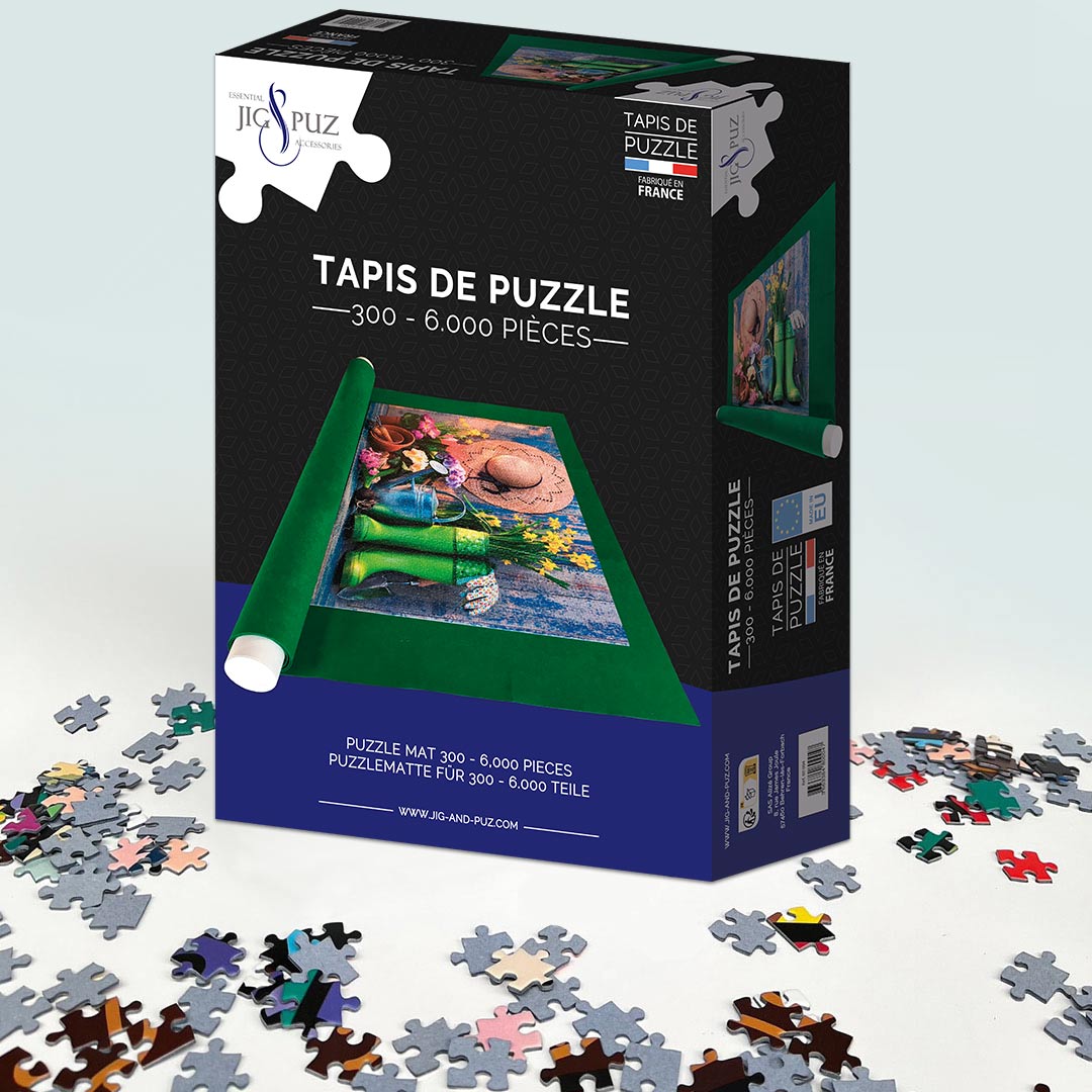 Tapis de Puzzle pour 1000 ou 1500 Pièces Rangement 117 x 66 cm Gris -  Cdiscount Jeux - Jouets