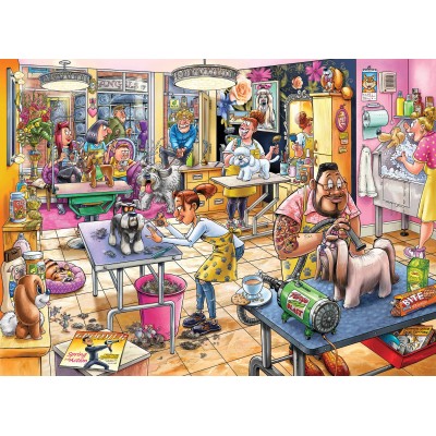 Jumbo-00589 Wasgij Mystery 23 - Salon De Toilettage !