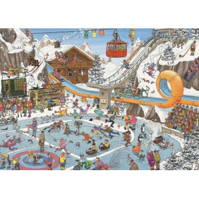 Jumbo-00601 JAN VAN HAASTEREN - JEUX D’HIVER (1000 PIECES)