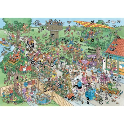Jumbo-00623 JAN VAN HAASTEREN - LE RECENSEMENT ANNUEL DES OISEAUX (1000 PIECES)