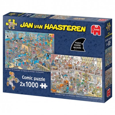 Jumbo-00647 2 Puzzles - Jan Van Haasteren - Le Magasin de Bricolage