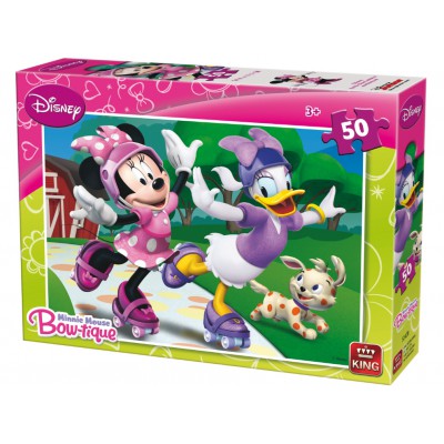 King-Puzzle-05147-B Minnie Mouse Bow-tique