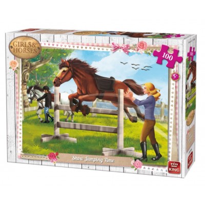 King-Puzzle-05295 Girls & Horses