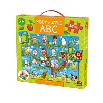 King-Puzzle-05441 Puzzle Géant de Sol - Kiddy ABC