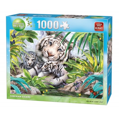 King-Puzzle-05486 Tigres de Sibérie