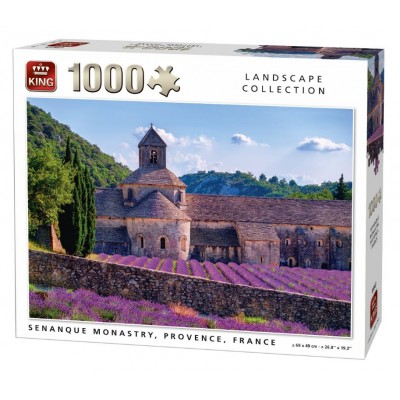 King-Puzzle-05663 Notre-Dame de Sénanque, Provence, France