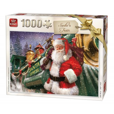 King-Puzzle-05684 Christmas Santa Train