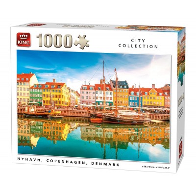 King-Puzzle-05704 Nyhavn, Copenhague, Danemark