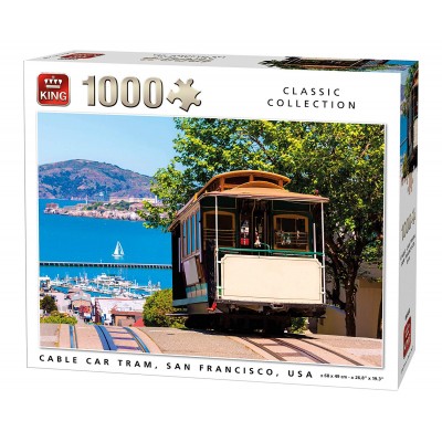 King-Puzzle-05720 Cable Cart Tram