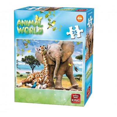 King-Puzzle-05774-D Animal World