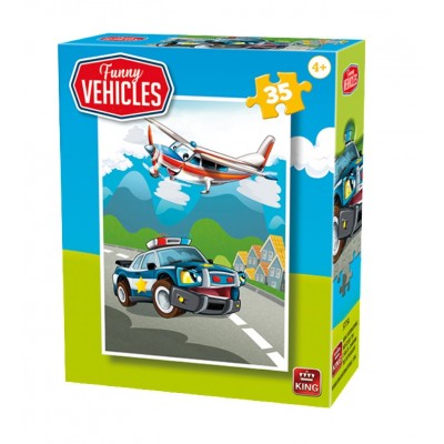 King-Puzzle-05775-A Funny Vehicles