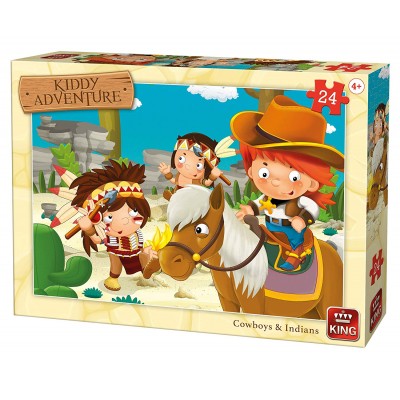King-Puzzle-05789 Cow-Boys & Indians