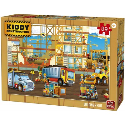 King-Puzzle-55837 Kiddy Construction - Building a Flat