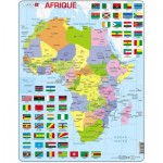 Larsen-K13-FR Puzzle Cadre - Carte Politique de l'Afrique (Français)