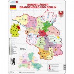 Larsen-K30-DE Puzzle Cadre - Bundesland : Brandenburg und Berlin (en Allemand)