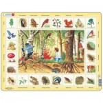 Larsen-NA4-ES Puzzle Cadre - Puzzle Nature - Forêt (Espagnol)