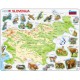 Puzzle Cadre - Carte de la Slovénie (en Slovène)