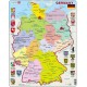 Puzzle Cadre - Carte de l'Allemagne (en Anglais)
