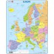 Puzzle Cadre - Carte de l'Europe (en Français)