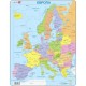 Puzzle Cadre - Carte de l'Europe en Russe