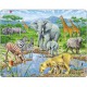 Puzzle Cadre - Les Animaux de la Savane Africaine
