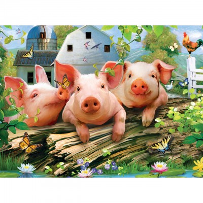 Master-Pieces-31817 Pièces XXL - Three Lil' Pigs