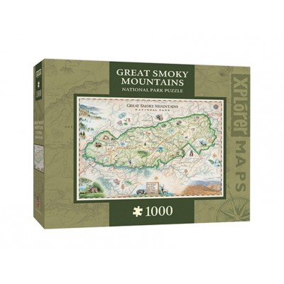 Master-Pieces-71703 Xplorer Maps - Great Smoky Mountains
