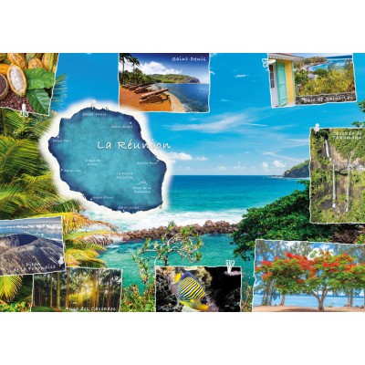 Nathan-00935 Carte Postale de la Réunion