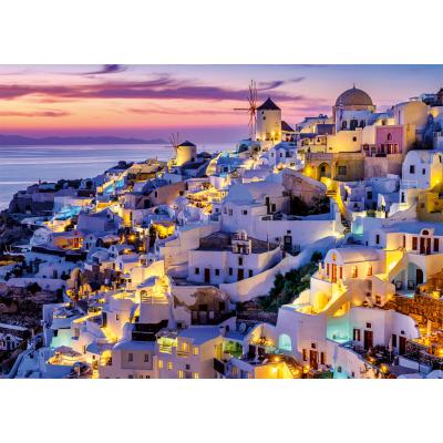 Nathan-01532 Coucher de Soleil sur Santorin