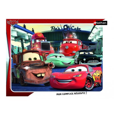 Nathan-86121 Puzzle Cadre - Cars