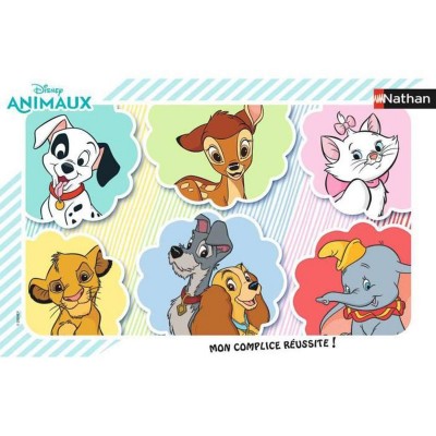 Nathan-86145 Puzzle Cadre - Disney Animaux