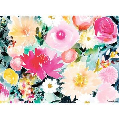 Nathan-87288 Dahlias et Roses - Marie Boudon