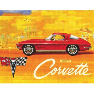 New-York-Puzzle-GM1703 1964 Corvette Mini