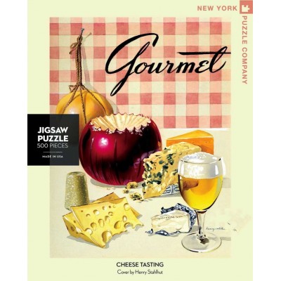 New-York-Puzzle-GO2108 Pièces XXL - Cheese Tasting