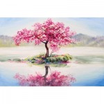 Nova-Puzzle-41017 Fleur de Cerisier Rose
