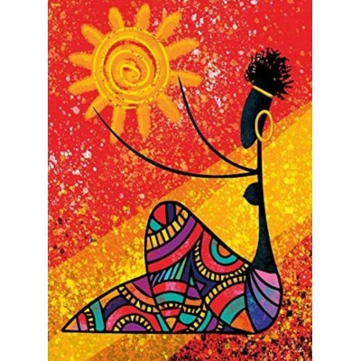 Nova-Puzzle-41059 Le Soleil et la Femme Africaine