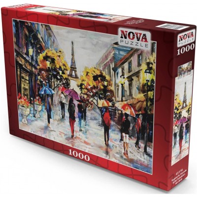 Nova-Puzzle-41116 Rues vers la Tour Eiffel