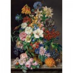 Nova-Puzzle-41137 Fleurs Colorées