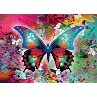 Nova-Puzzle-41139 Papillon Coloré
