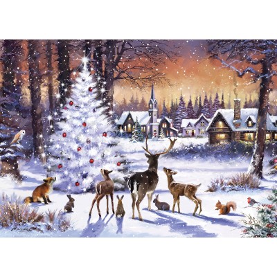 Otter-House-Puzzle-74740 Christmas Gathering