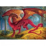 Cobble-Hill-80250 Red Dragon's Treasure