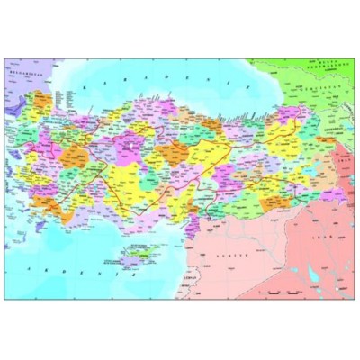 Perre-Anatolian-3269 Carte de la Turquie