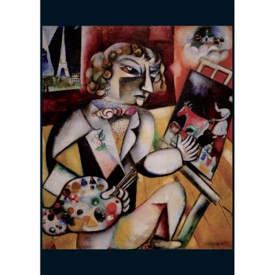 Piatnik-5496 Marc Chagall - Autoportrait à Sept Doigts